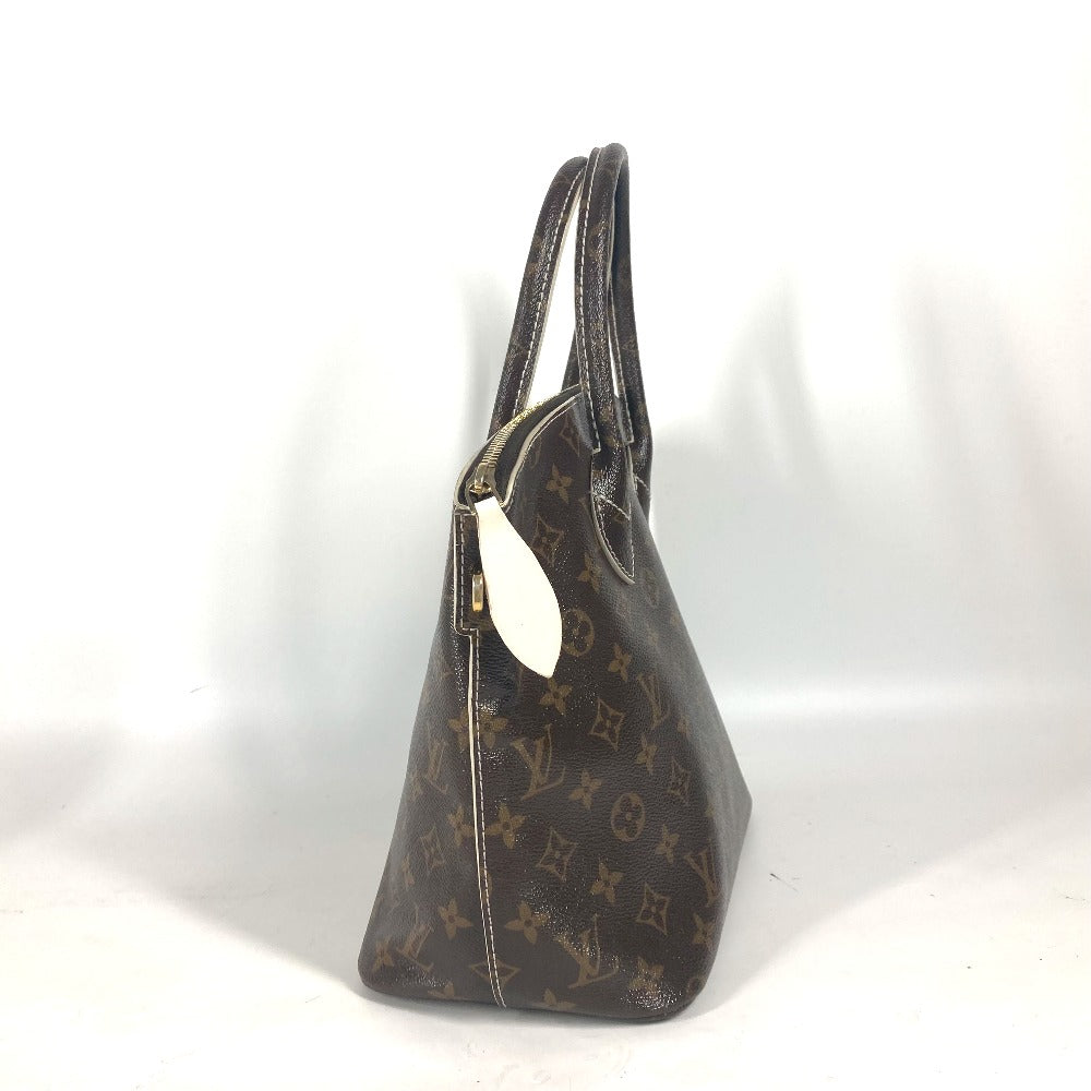 LOUIS VUITTON Handbag M40597 , shiny monogram canvas Brown Shiny monogram LockitPM Women