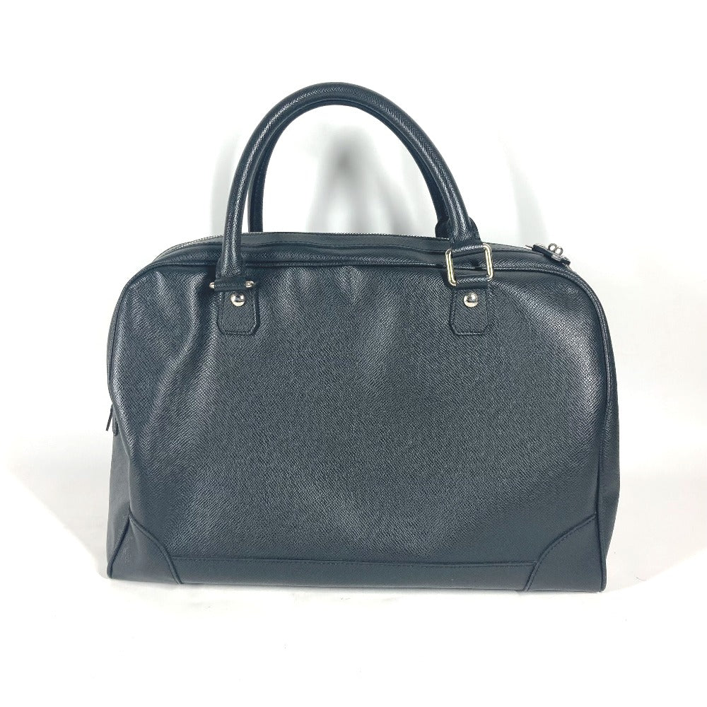 LOUIS VUITTON Boston Duffel bag M31152 Taiga Leather black Taiga Stanislav unisex(Unisex)