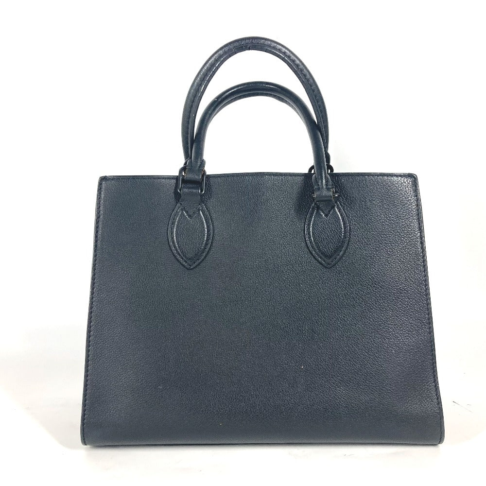 LOUIS VUITTON Handbag M55845 Grain Calfskin Leather black Tote Bag Shoulder Bag Rock Me Tote PM Women