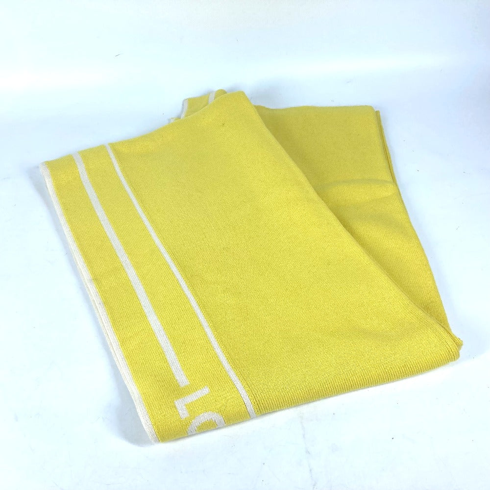 LOUIS VUITTON Scarf Cotton, Cashmere yellow LVCUP Louis Vuitton Cup logo mens(Unisex)