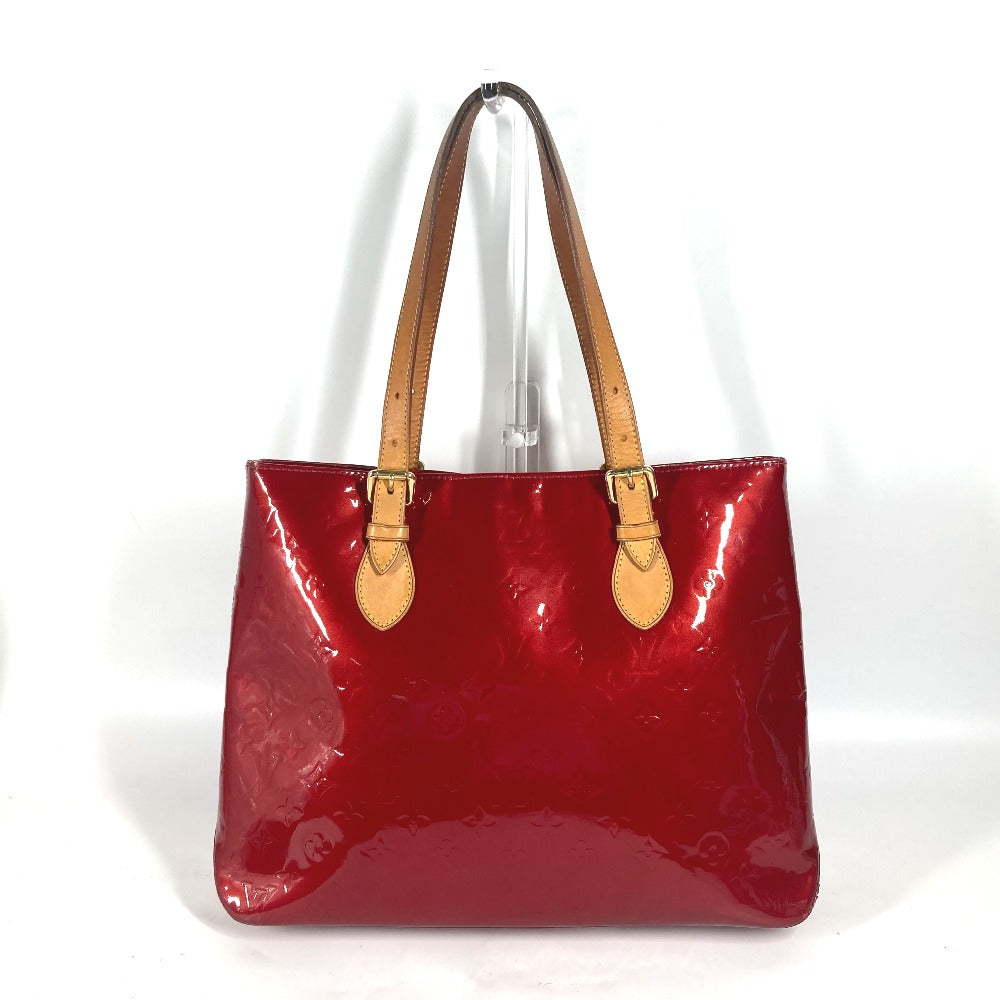 LOUIS VUITTON Shoulder Bag M91989 Monogram Vernis Red Monogram Vernis Brentwood Women