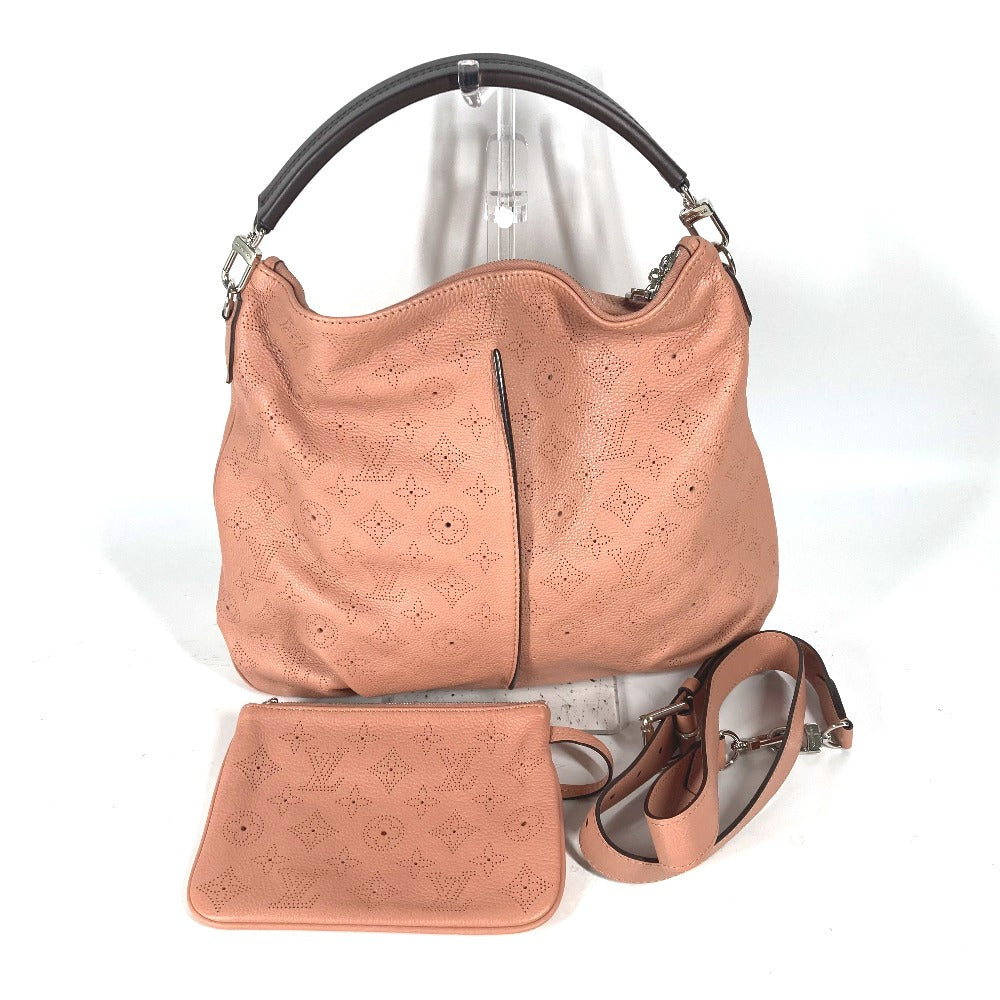 LOUIS VUITTON Shoulder Bag M94276 monogram mahina leather pink Monogram Mahina Serene PM