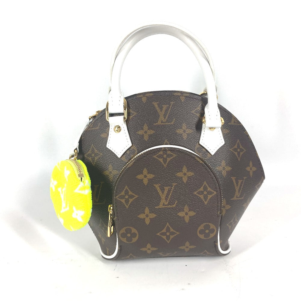 LOUIS VUITTON Handbag M20752 Monogram Vernis, Leather Brown Monogram LV Match Ellipse MM Women
