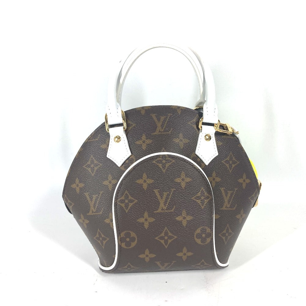 LOUIS VUITTON Handbag M20752 Monogram Vernis, Leather Brown Monogram LV Match Ellipse MM Women