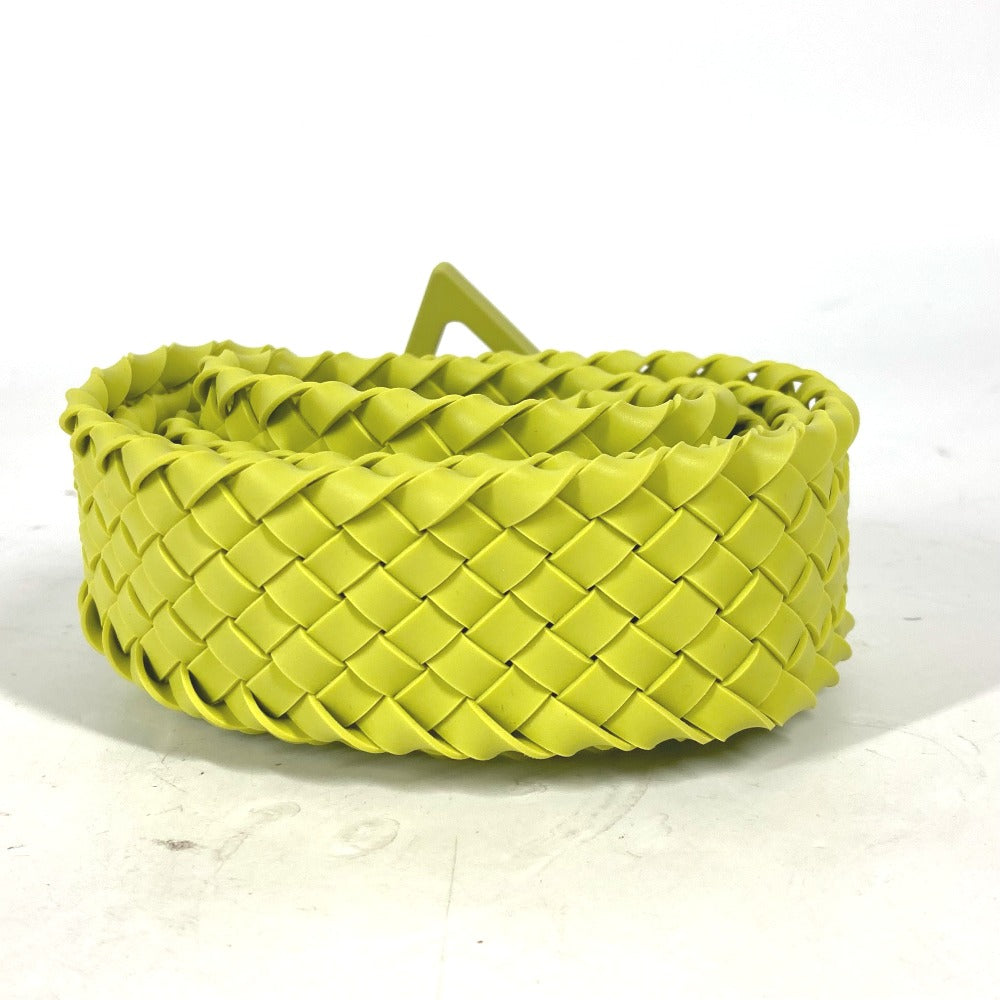 BOTTEGAVENETA belt 691232 rubber Light green type Triangle unisex(Unisex) 100