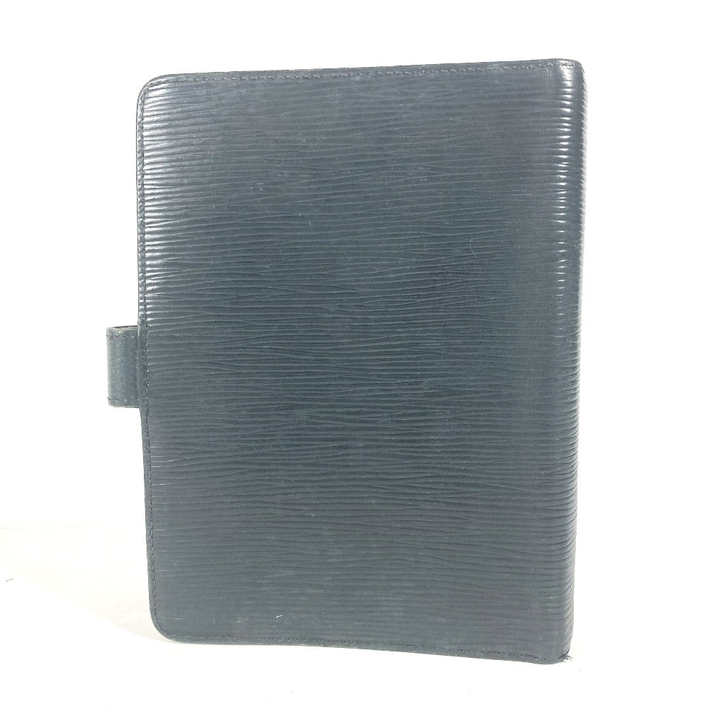 LOUIS VUITTON Notebook cover R20042 Epi Leather black Epi Agenda MM mens