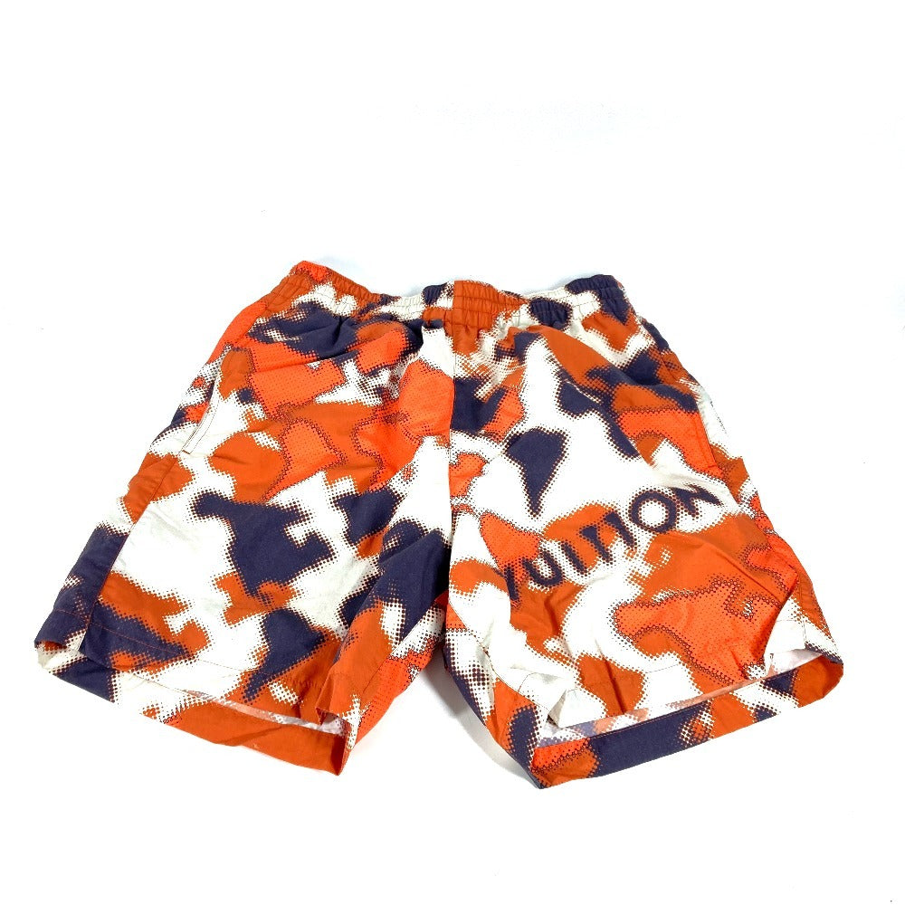 LOUIS VUITTON Shorts 1AFAY5 polyamide Orange 2024Stainless Steel logo swimwear XS