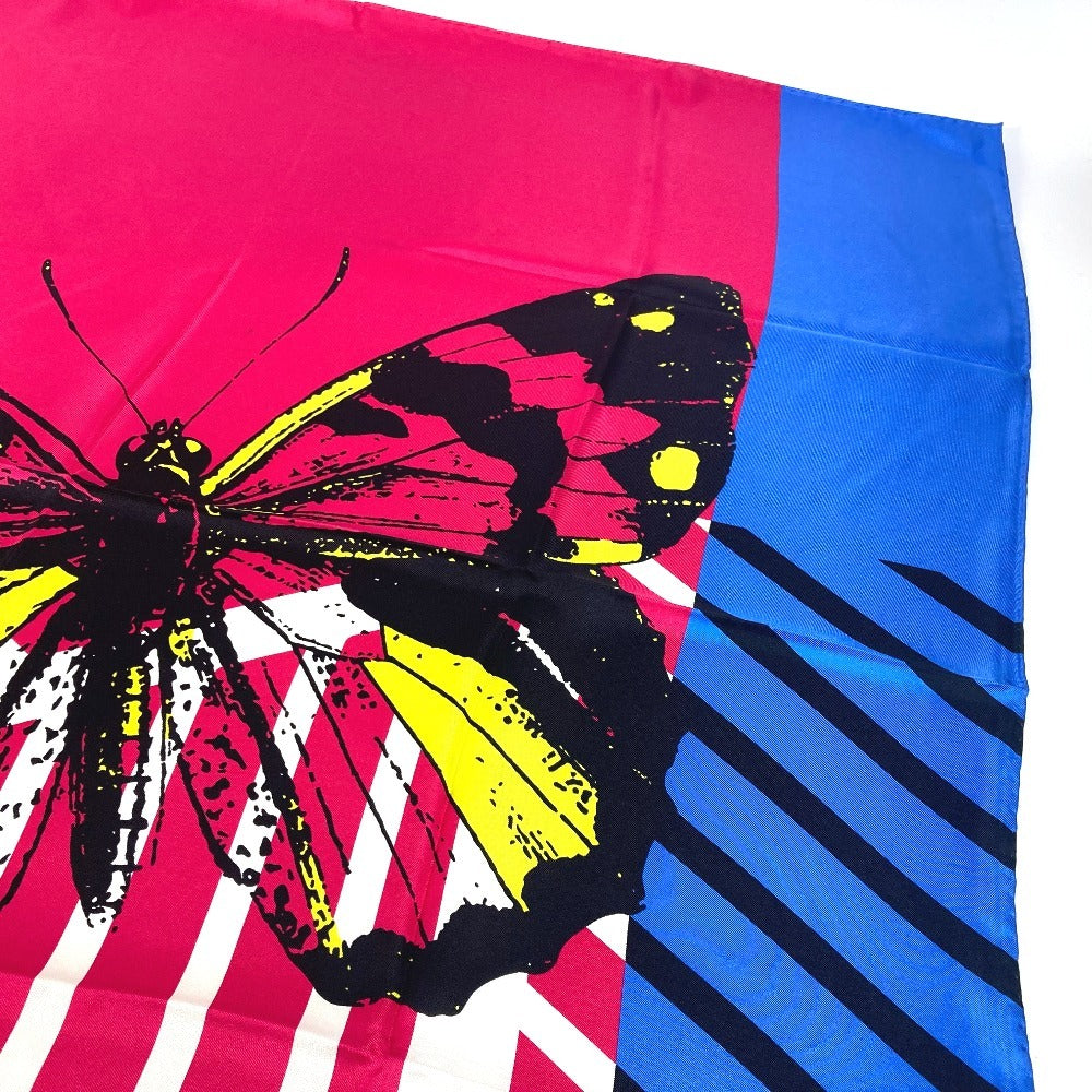 Dior scarf 22ANP090I610 silk pink Butterfly butterfly Women