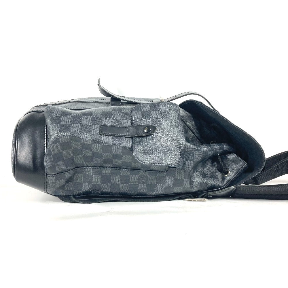 LOUIS VUITTON Backpack N41379 Damier Grafitto Canvas black Damier Grafitte Christopher MM
