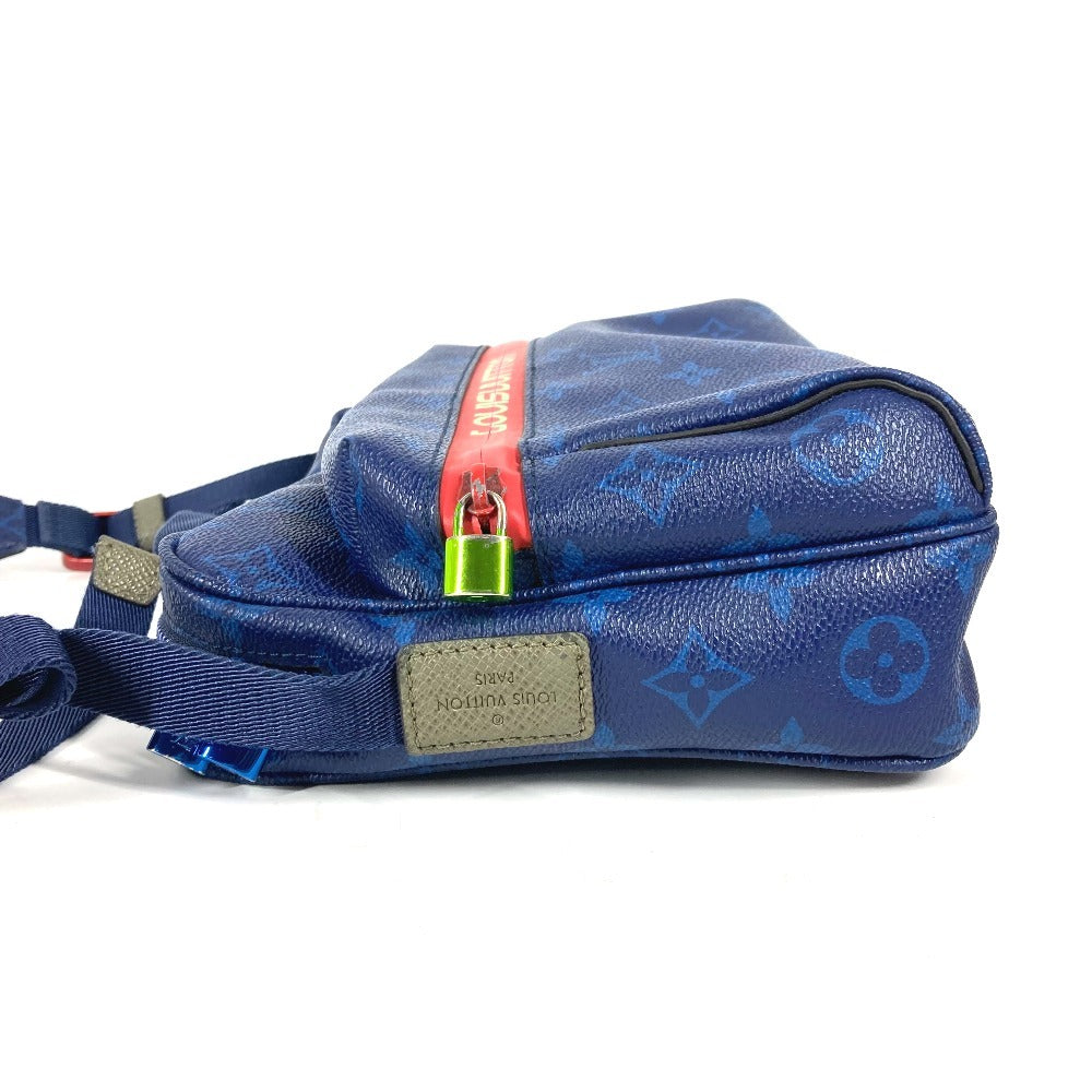 LOUIS VUITTON Shoulder Bag M43829 Monogram canvas blue Monogram Pacific Messenger PM