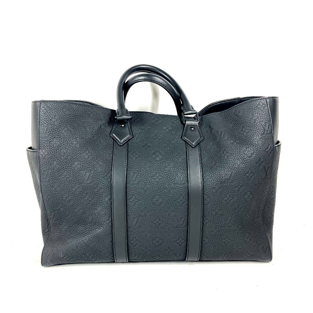 LOUIS VUITTON Shoulder Bag M21865 Taurillon Clemence Leather black Monogram Taurillon Clemence Sac Plat 24H