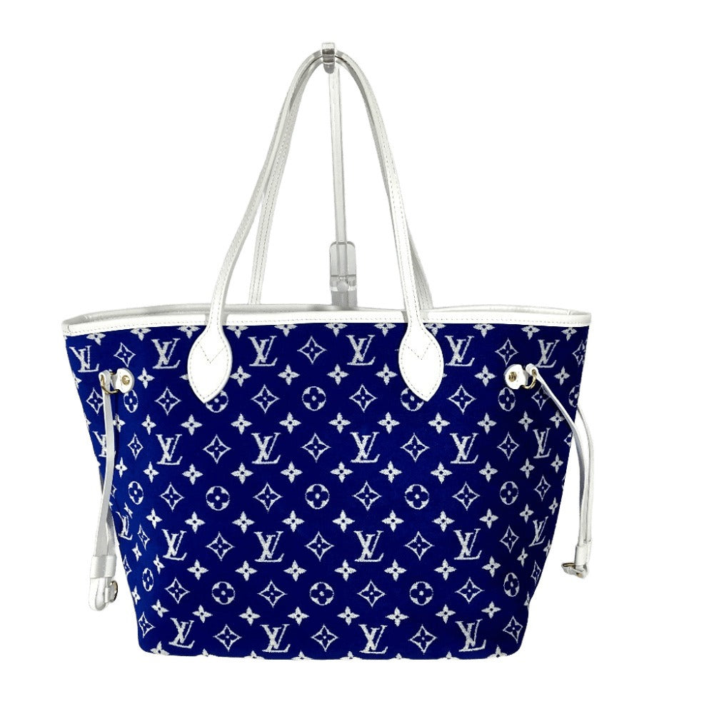 LOUIS VUITTON Shoulder Bag M46620 , Monogram Jacquard Velvet blue monogram jacquard velvet Neverfull MM