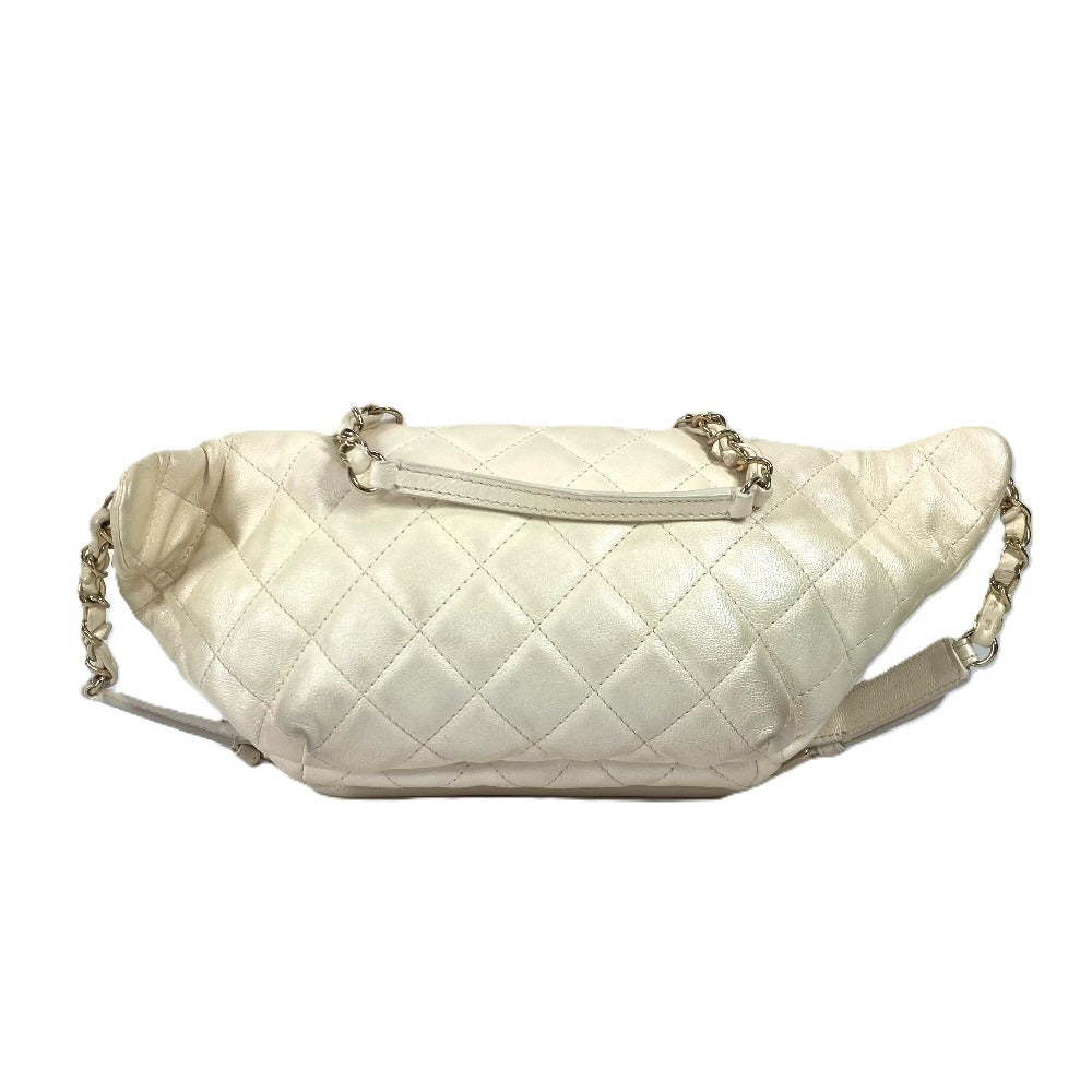 CHANEL Sling bag AS0556 leather Champagne Gold Bags, Waist bags, 2-way bags, Handbags CC COCO Mark Matelasse Women