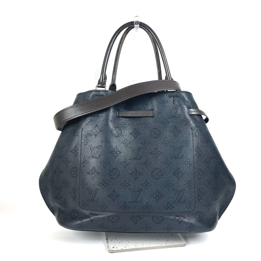 LOUIS VUITTON Tote Bag M54402 monogram mahina leather black Monogram Mahina Giroratta Women