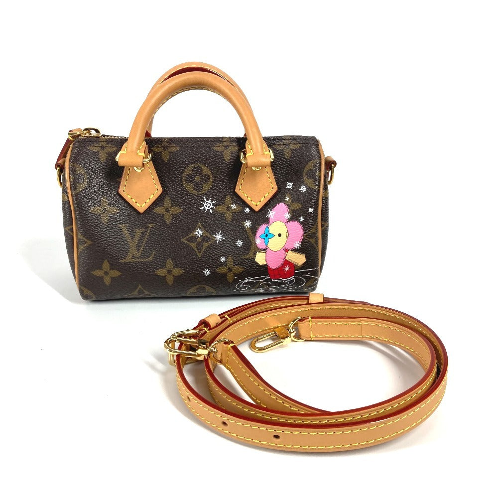 LOUIS VUITTON Handbag M82624 Monogram canvas Brown Monogram Vivienne Nano speedy Women