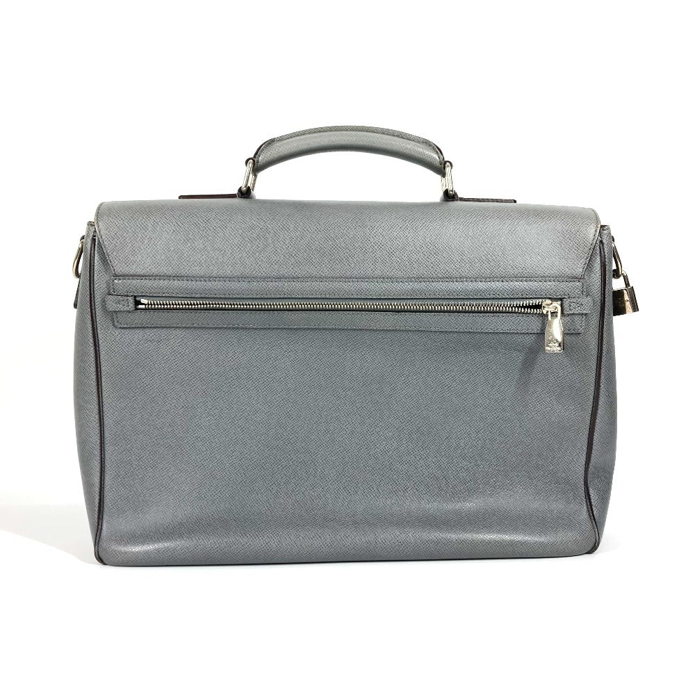 LOUIS VUITTON Business bag âl32638 Taiga Leather gray Taiga Vasiri GM mens