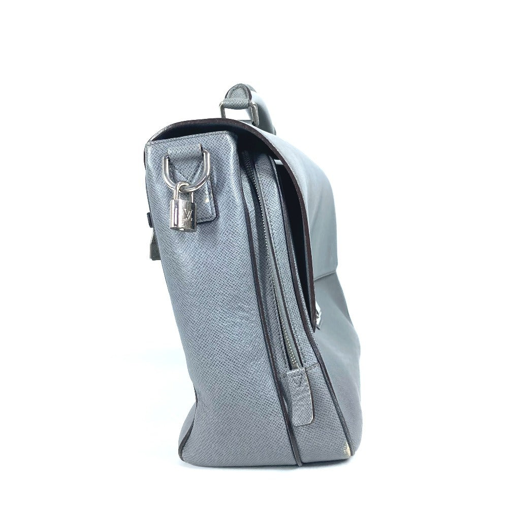 LOUIS VUITTON Business bag âl32638 Taiga Leather gray Taiga Vasiri GM mens