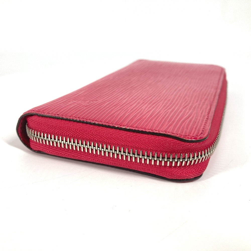 LOUIS VUITTON Long Wallet Purse M62580 Epi Leather pink Epi Zippy wallet Women