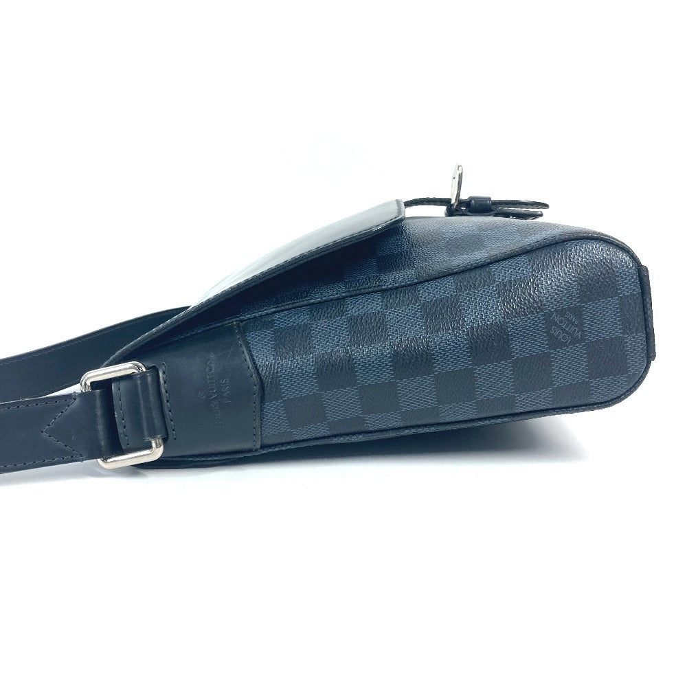 LOUIS VUITTON Shoulder Bag N41587 Damier Cobalt Canvas Navy Damier Cobalt Newport Messenger PM unisex(Unisex)
