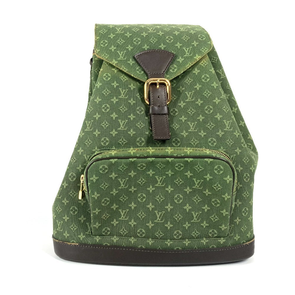 LOUIS VUITTON Backpack M92456 Monogram mini canvas khaki Monogram mini Montsouris GM unisex(Unisex)