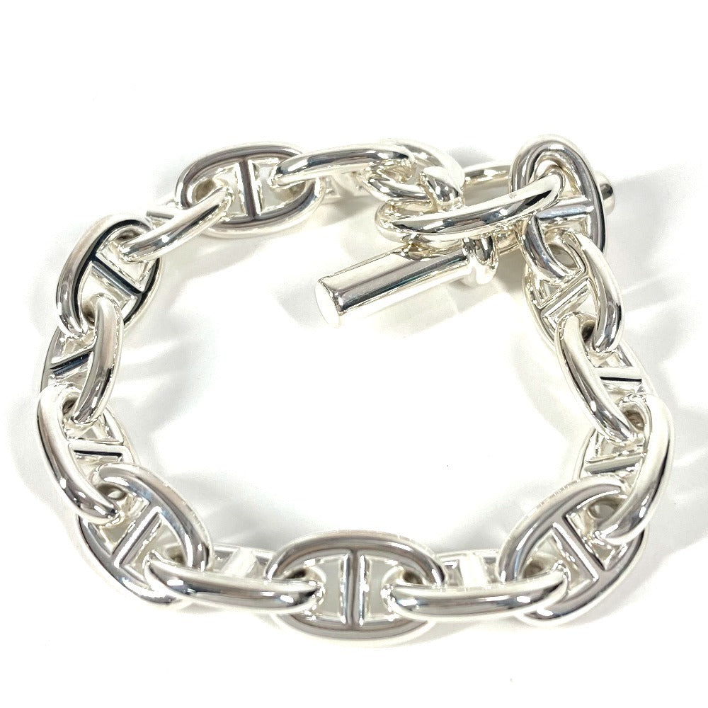 HERMES bracelet SV925 Silver Accessories Chaine dAncre MM 15LINK Chene Dunkle MM unisex(Unisex)