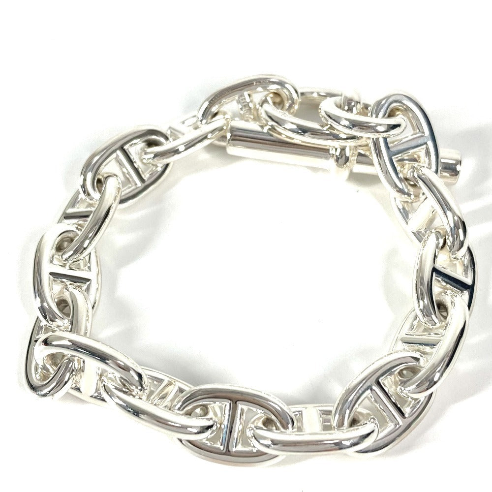 HERMES bracelet SV925 Silver Accessories Chaine dAncre MM 15LINK Chene Dunkle MM unisex(Unisex)