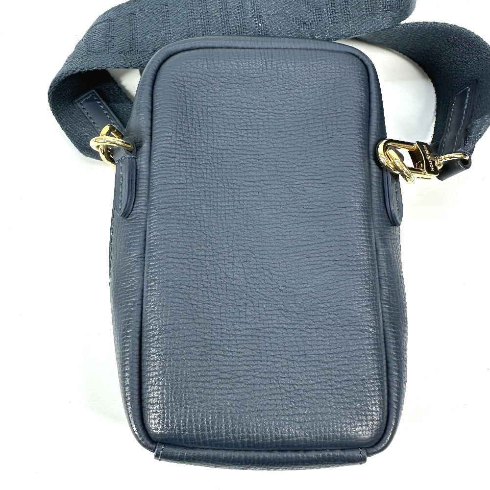 LOUIS VUITTON Shoulder Bag M81060 Denim, Leather blue Monogram denim NIGO collaboration Double phone pouch unisex(Unisex)