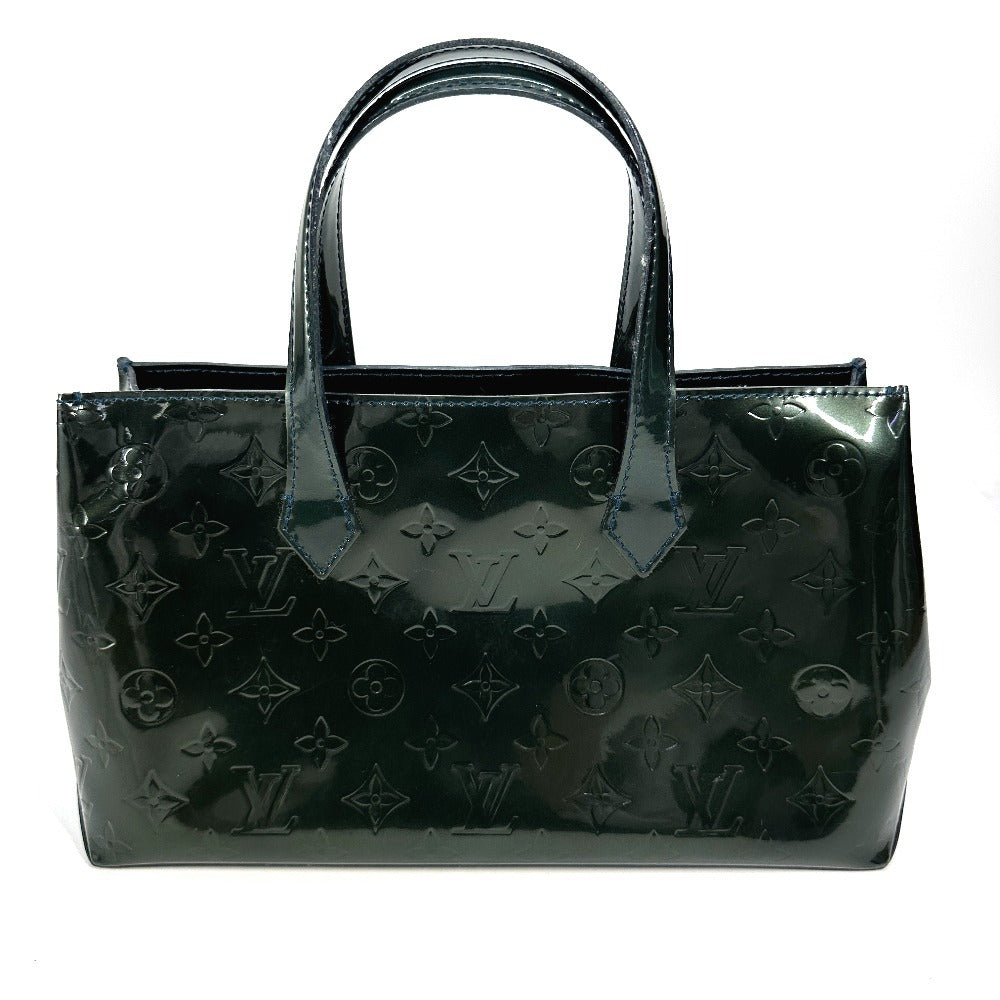 LOUIS VUITTON Handbag M93684 Monogram Vernis green Monogram Vernis Wilsher PM Women