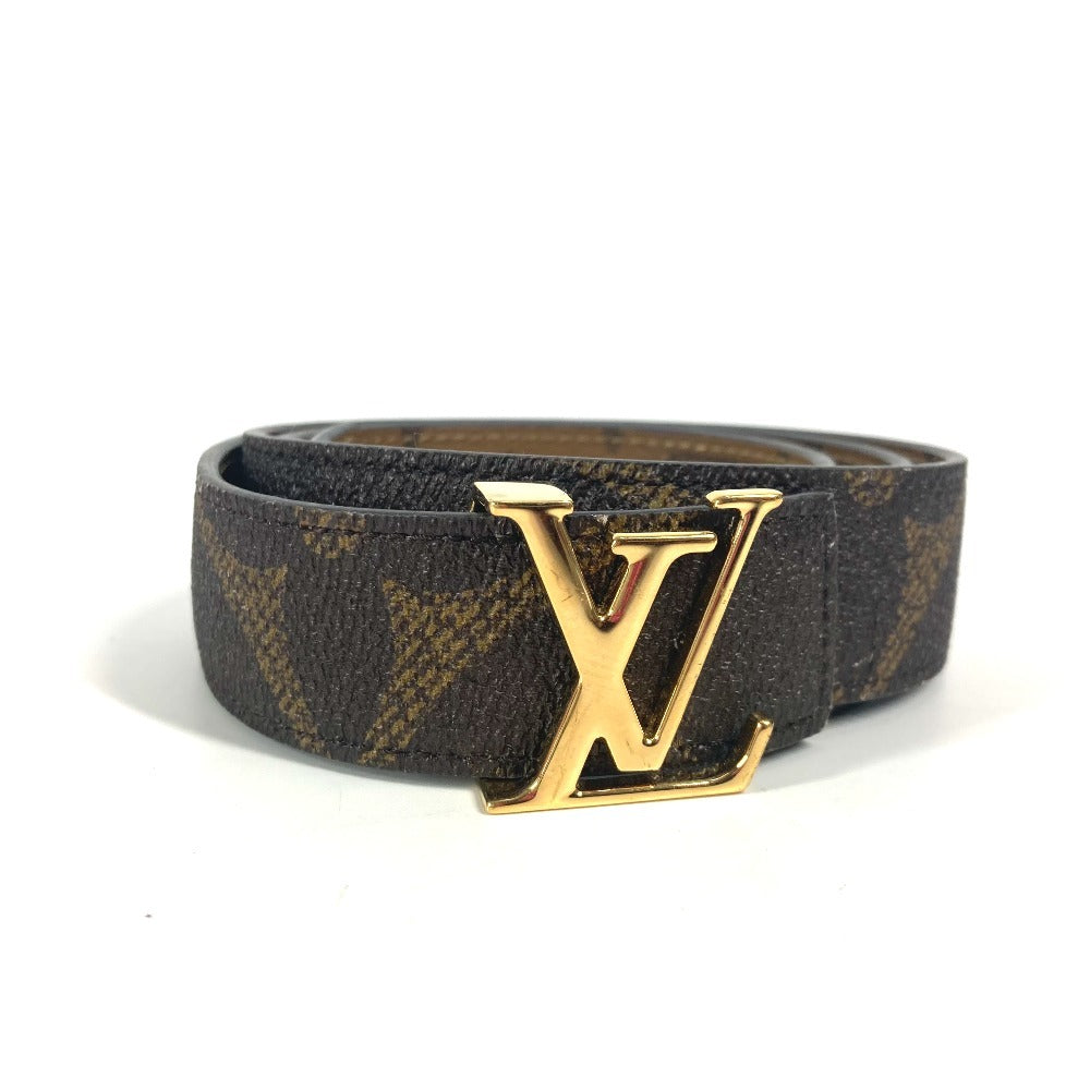 LOUIS VUITTON belt M0149 Monogram reverse canvas Brown Monogram reverse Santur LV Iconic