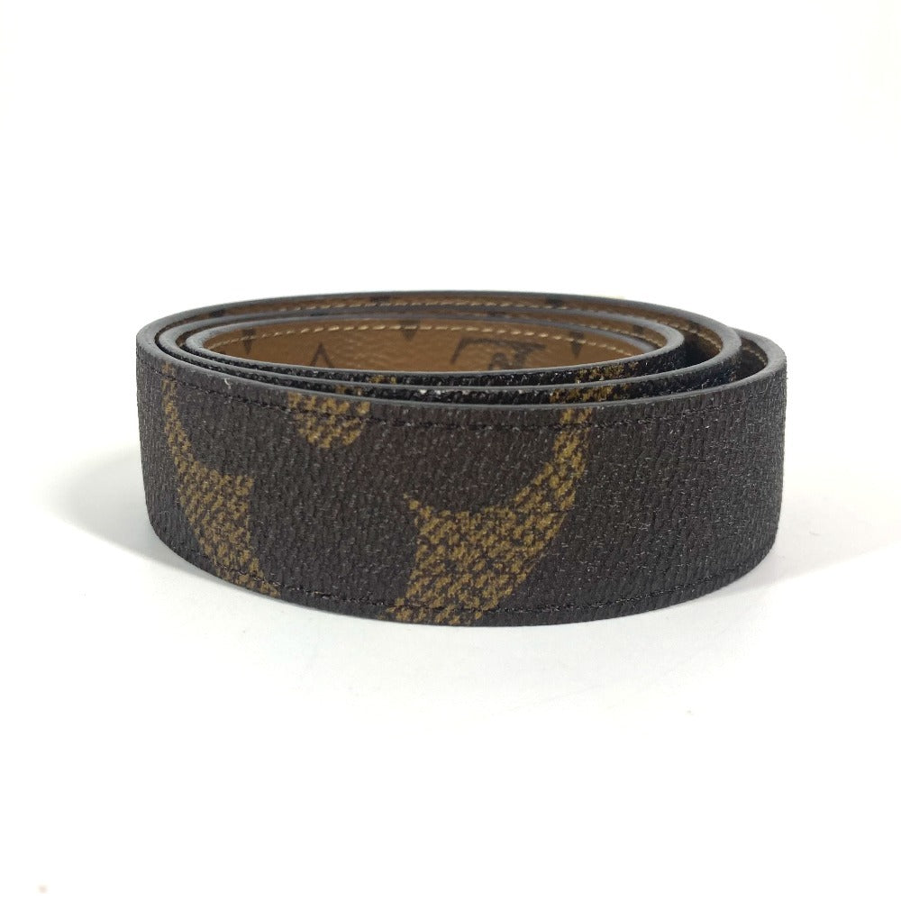 LOUIS VUITTON belt M0149 Monogram reverse canvas Brown Monogram reverse Santur LV Iconic