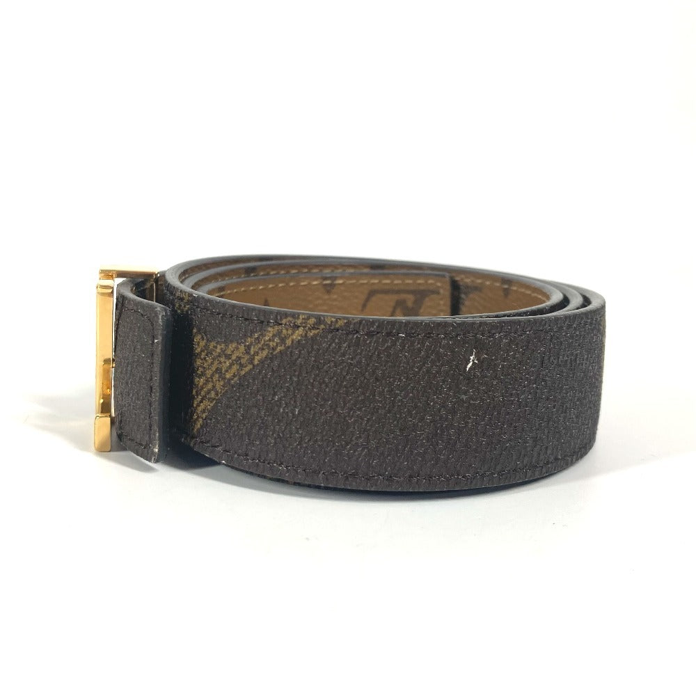 LOUIS VUITTON belt M0149 Monogram reverse canvas Brown Monogram reverse Santur LV Iconic