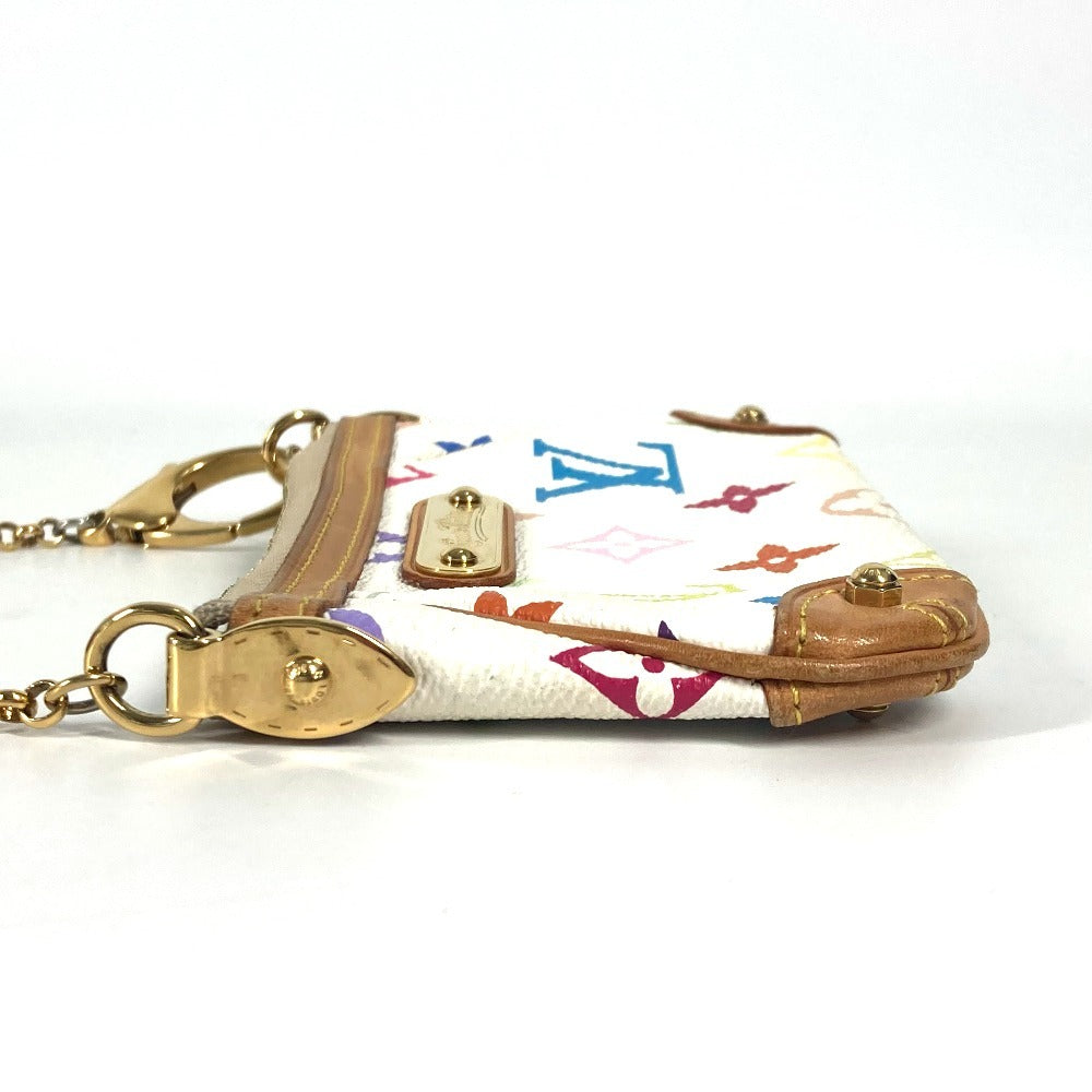 LOUIS VUITTON Handbag M60098 Monogram multicolor canvas white Monogram multicolor Pochette Mira PM