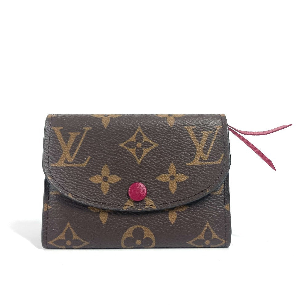 LOUIS VUITTON Folded wallet ï¼­41939 Monogram canvas pink Monogram Portomonet Rosali