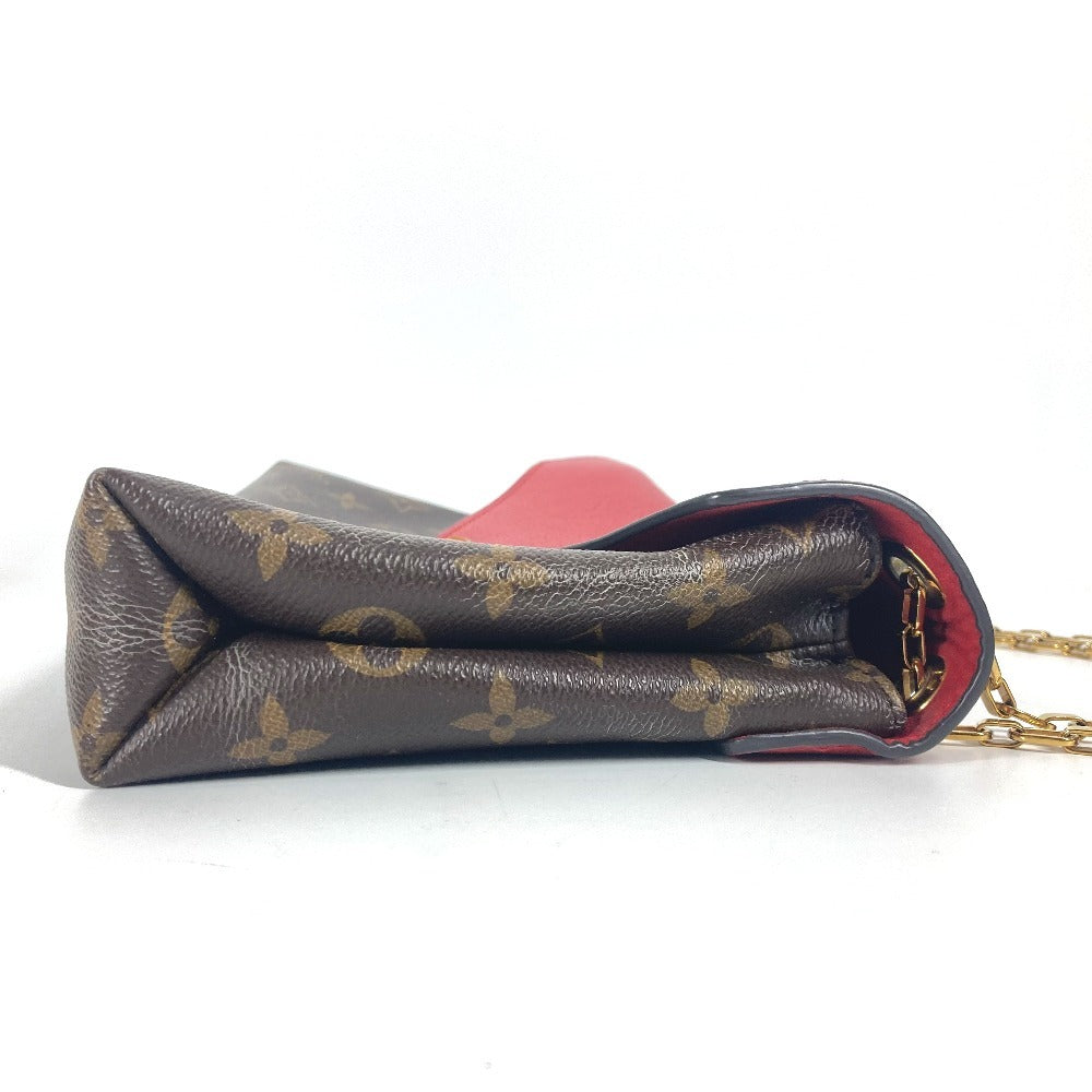 LOUIS VUITTON Shoulder Bag M41201 Monogram canvas Red Monogram Palas Chain