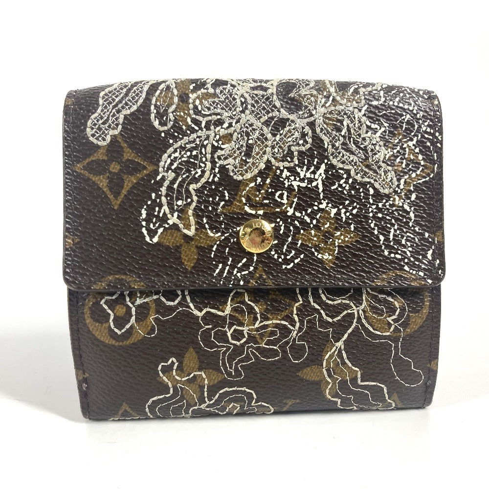 LOUIS VUITTON Trifold wallet M95396 Monogram canvas Brown ã¢ãã°ã©ã ãã³ãã£ã¨ã« Portefeuille Elise