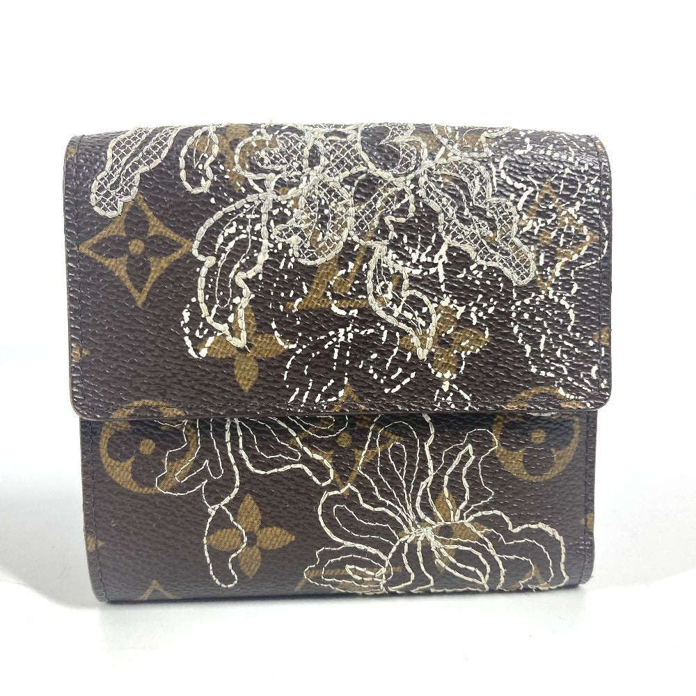 LOUIS VUITTON Trifold wallet M95396 Monogram canvas Brown ã¢ãã°ã©ã ãã³ãã£ã¨ã« Portefeuille Elise