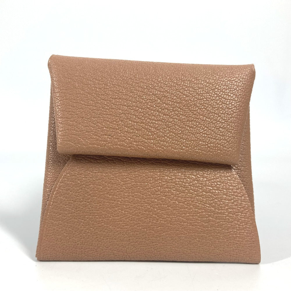 HERMES Coin case Shave Brown By color Bastia Verso Women(Unisex)