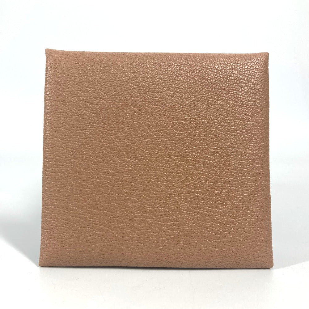 HERMES Coin case Shave Brown By color Bastia Verso Women(Unisex)