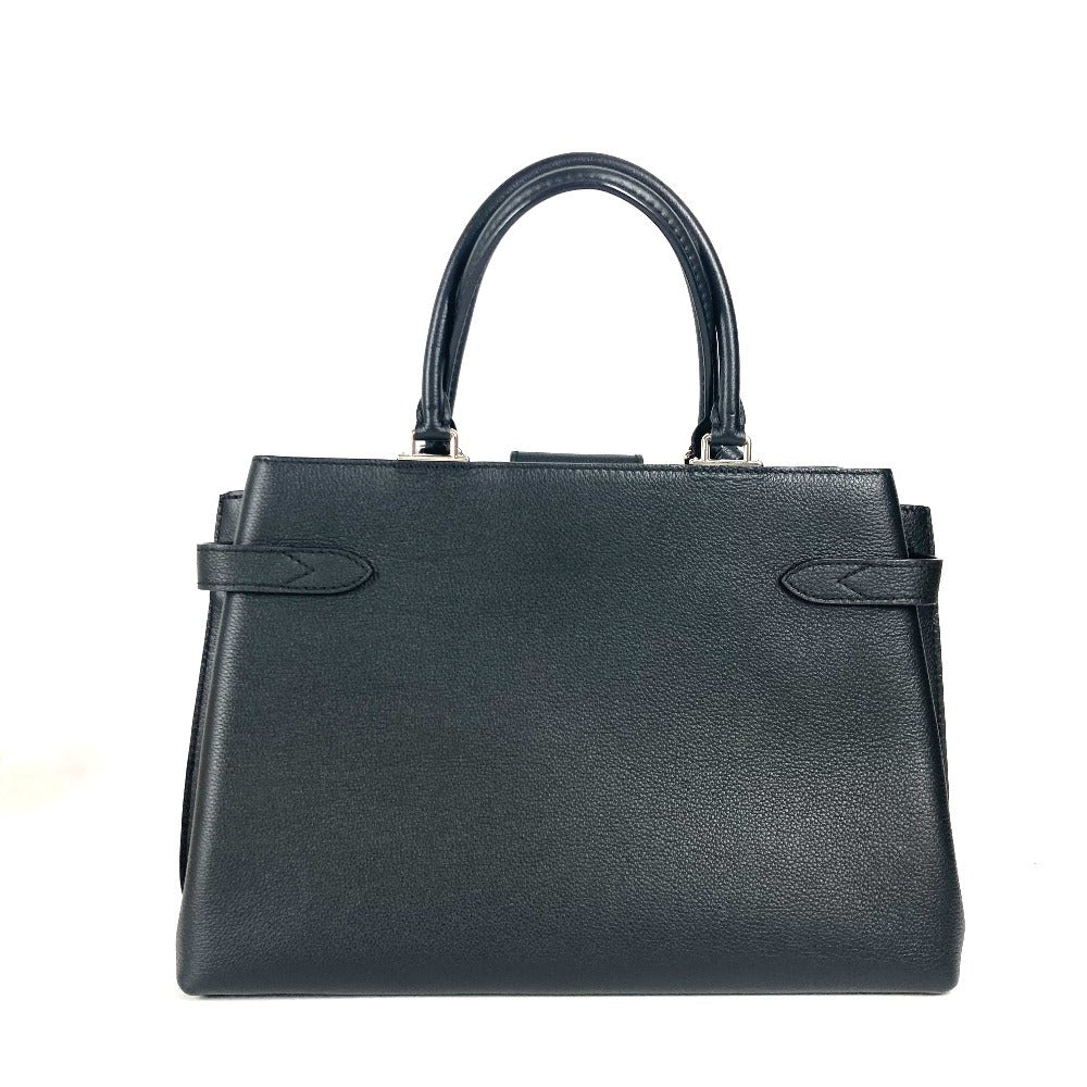 LOUIS VUITTON Handbag M53730 leather black logo Rock Me Day Women