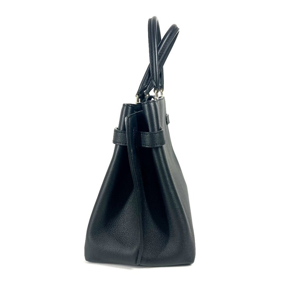LOUIS VUITTON Handbag M53730 leather black logo Rock Me Day Women