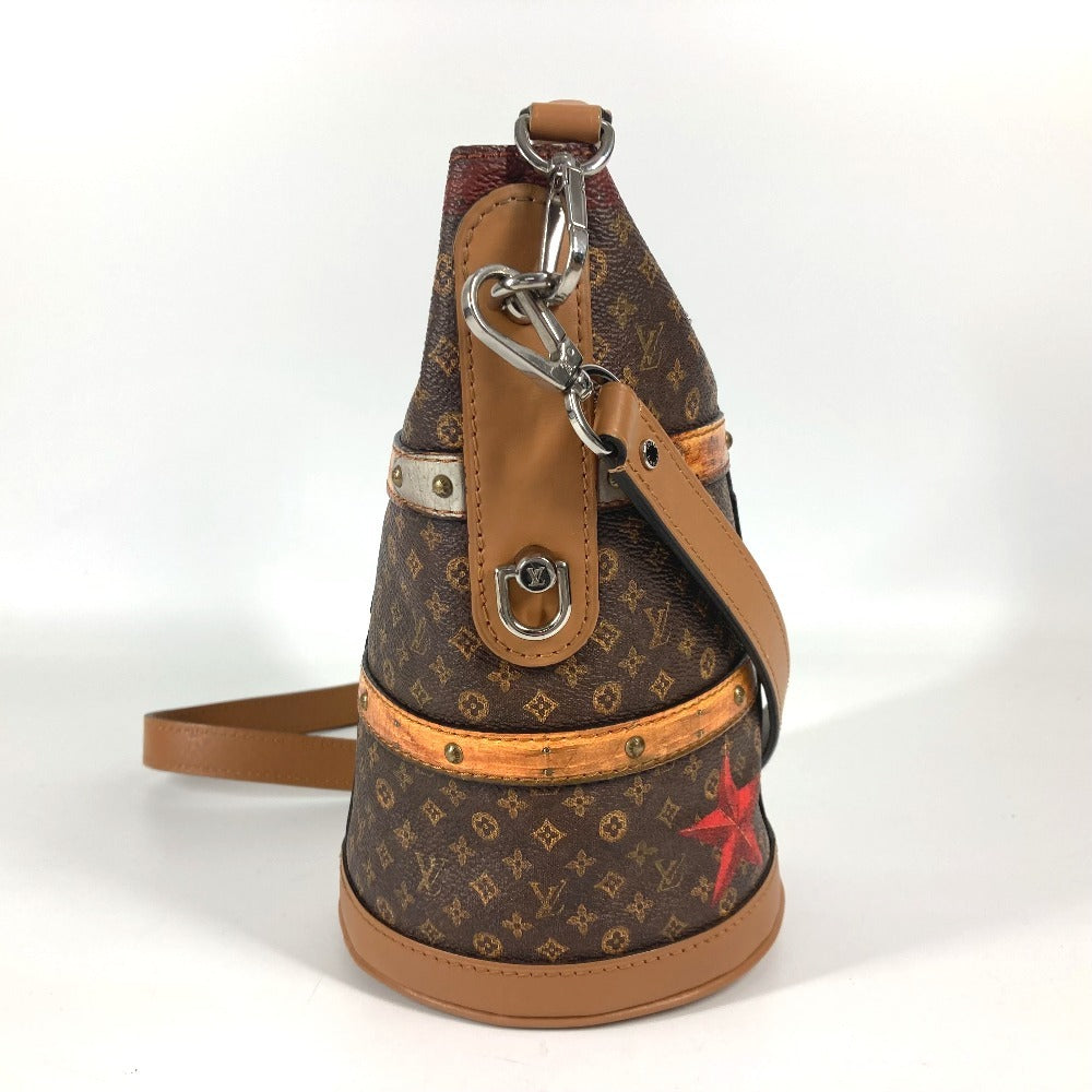 LOUIS VUITTON Shoulder Bag M52276 Monogram canvas, leather Brown Transformed monogram Duffel bag unisex(Unisex)