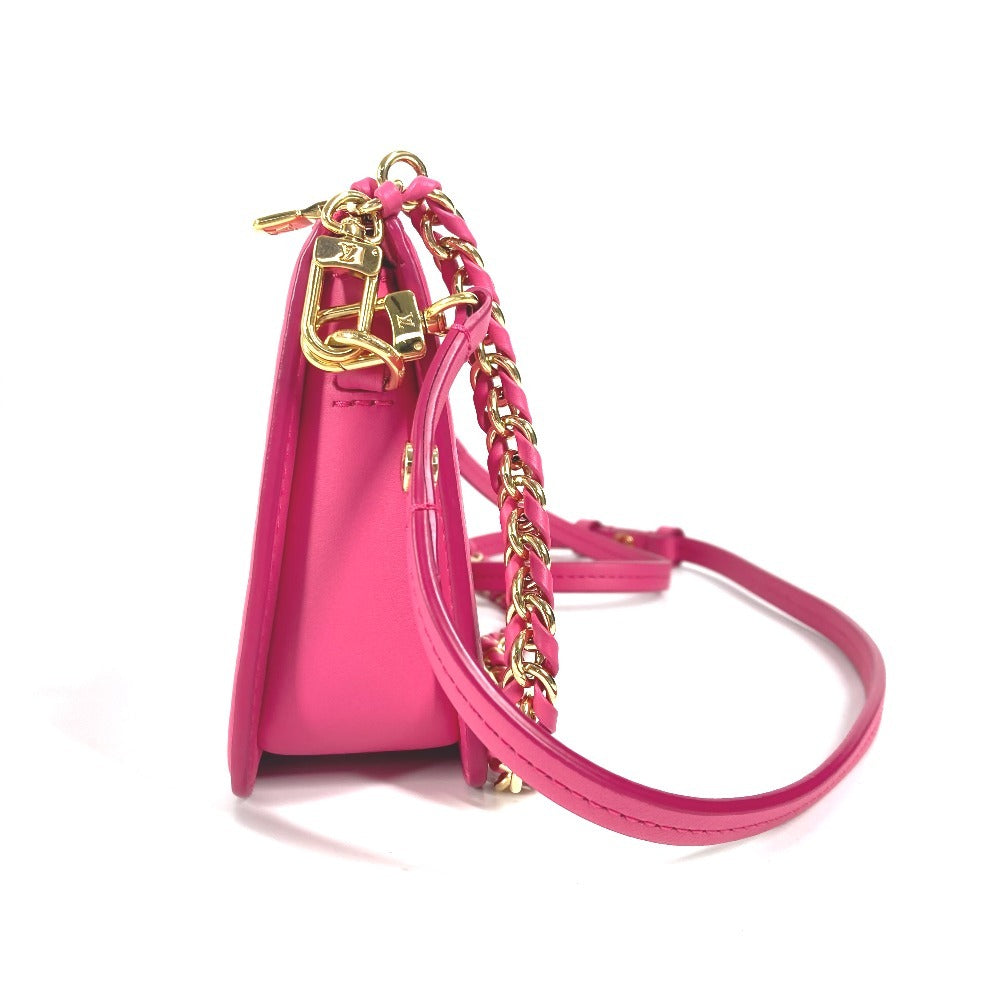 LOUIS VUITTON Shoulder Bag M82232 , Calfskin trim pink Monogram pattern pochette lexington Women