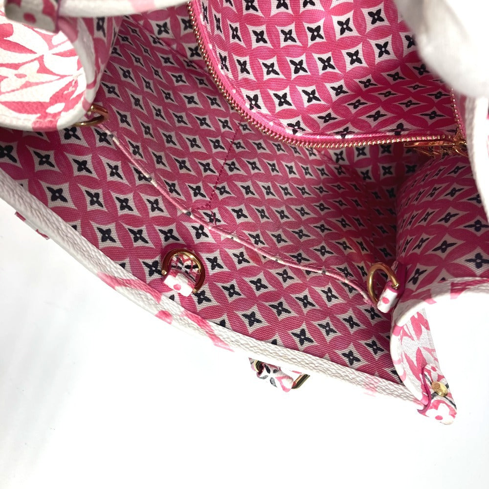 LOUIS VUITTON Shoulder Bag M22976 Monogram canvas pink monogram visor pool On the Go PM Women