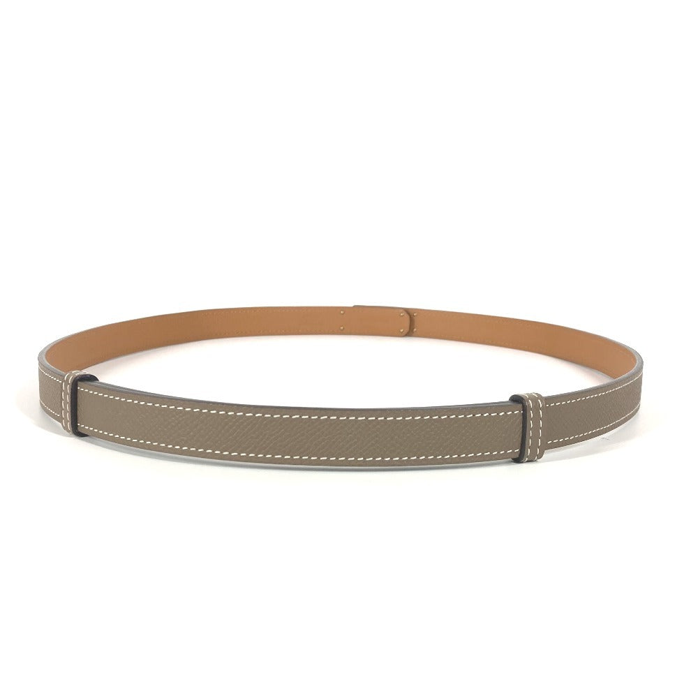 HERMES belt Epsom charcoal Kelly belt Women