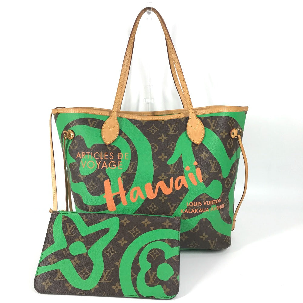 LOUIS VUITTON Shoulder Bag M44198 Monogram canvas Brown Monogram Hawaii Limited Neverfull MM
