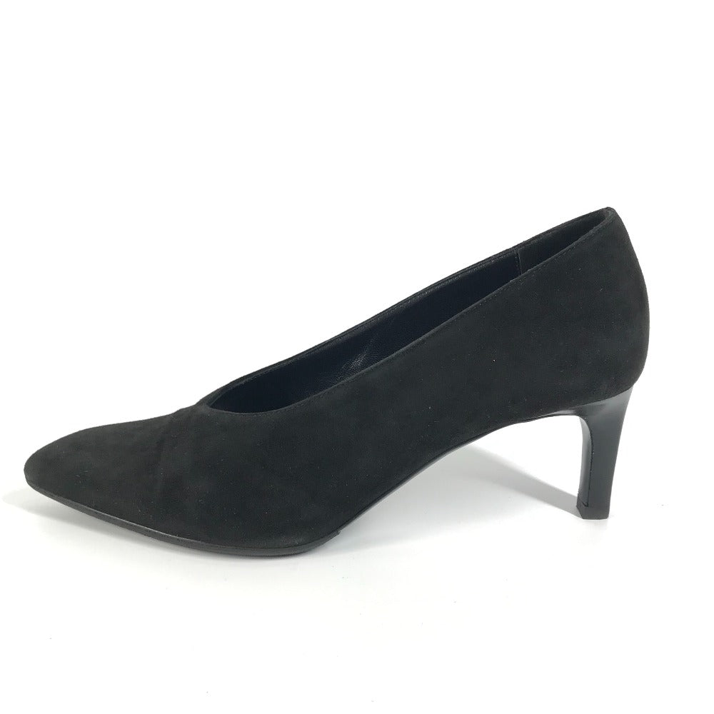 HERMES pumps suede black 36