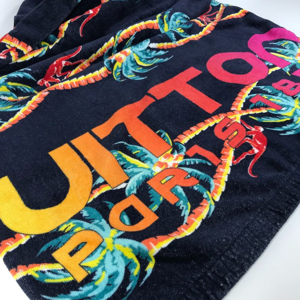 LOUIS VUITTON towel MP1980 cotton Navy logo Jungle motif beach towel