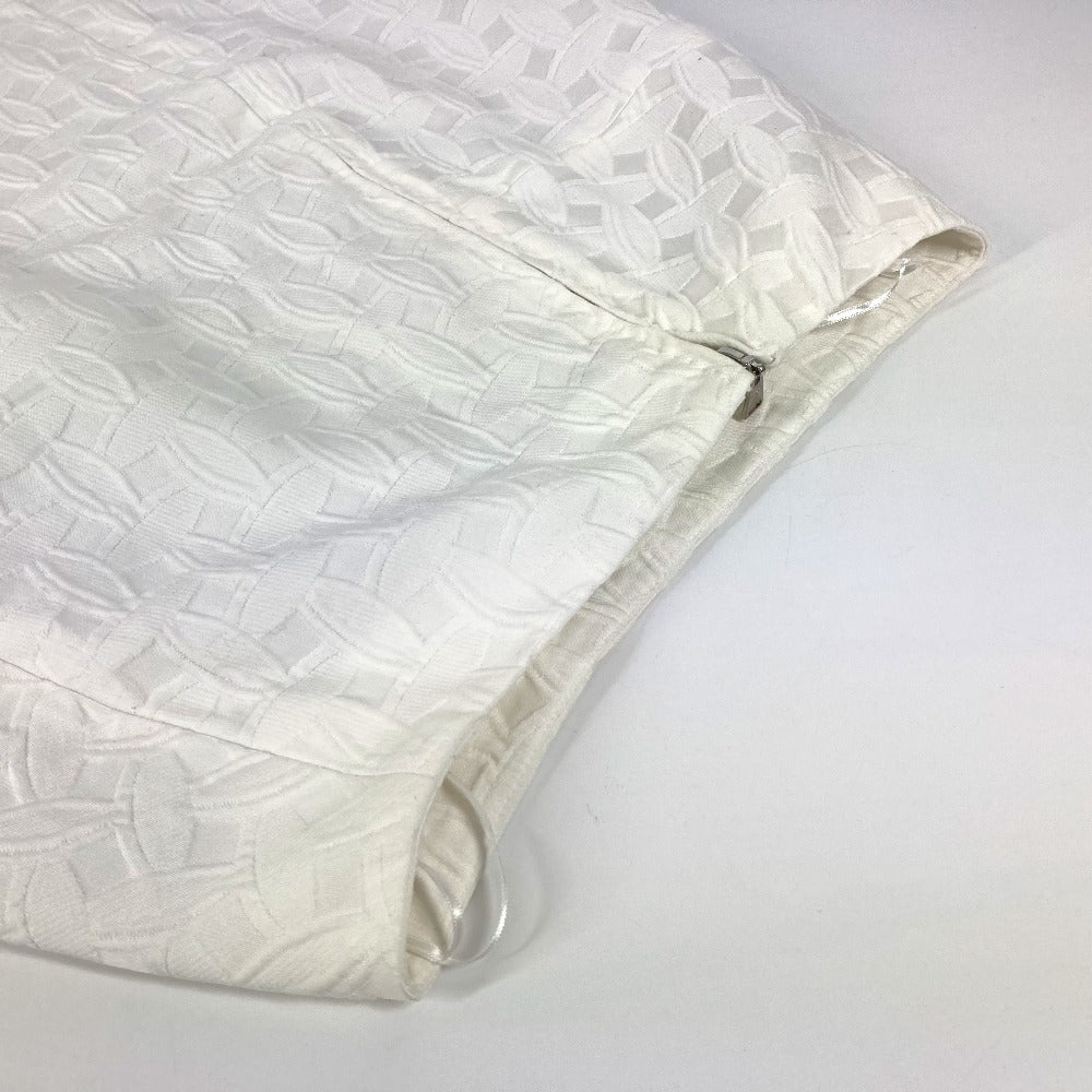 LOUIS VUITTON skirt Cotton, Nylon white Monogram logo 34