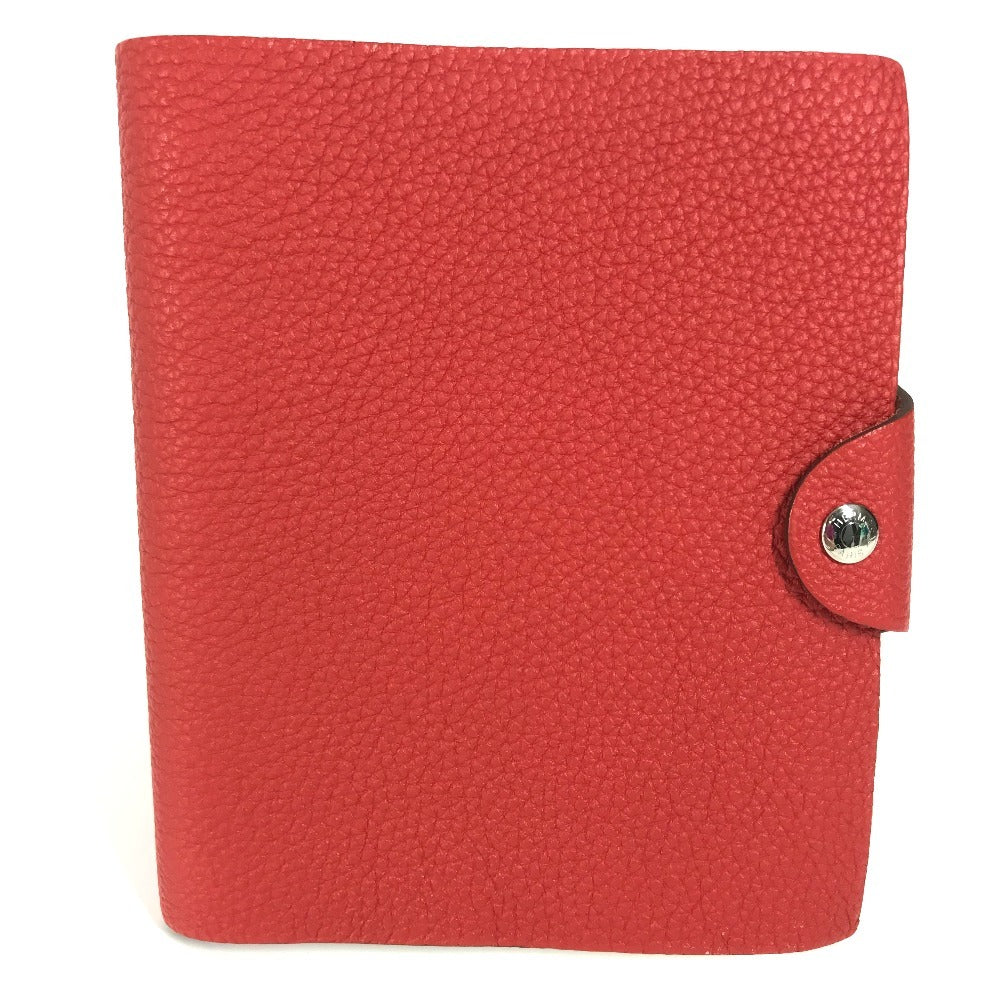 HERMES Note cover Togo Red Yuris PM Note Cover