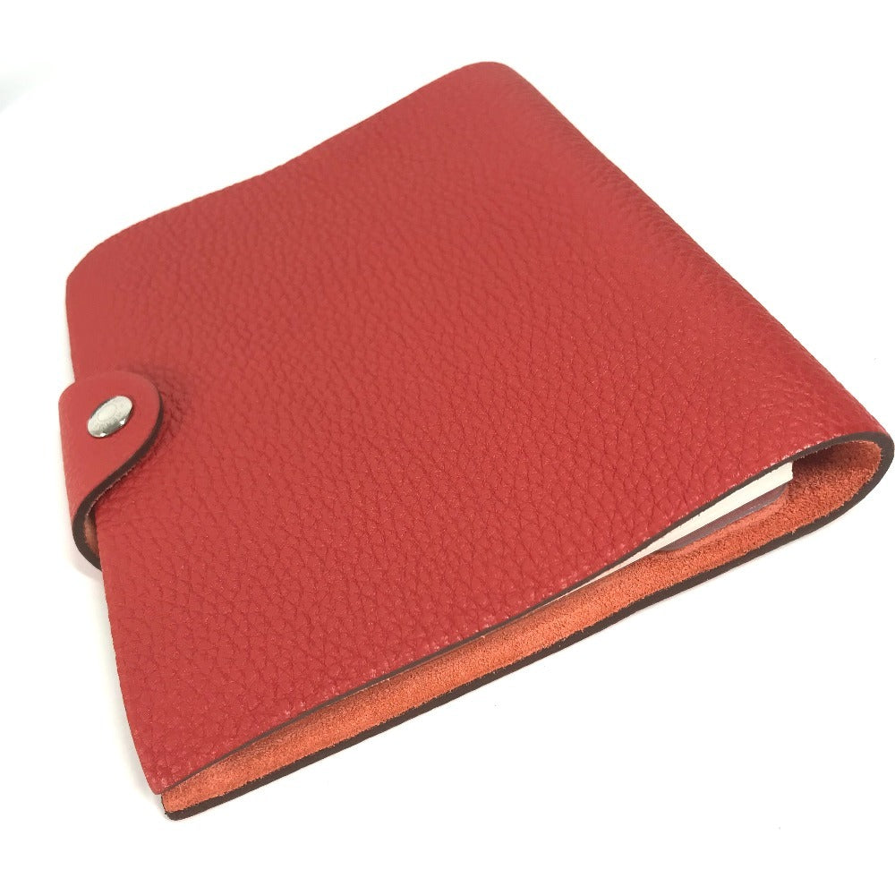 HERMES Note cover Togo Red Yuris PM Note Cover